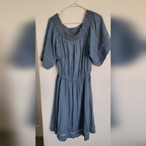 Torrid Blue Smocked Dress